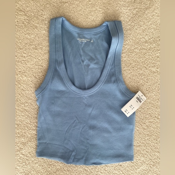 Abercrombie & Fitch Tops - Abercrombie & Fitch Sky Blue Ribbed Tank